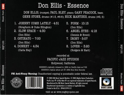 Don Ellis - Essence (1962) CD Rip