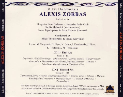 Hungarian State Symphony Orchestra - Mikis Theodorakis: Alexis Zorbas Ballet Suite (1996)