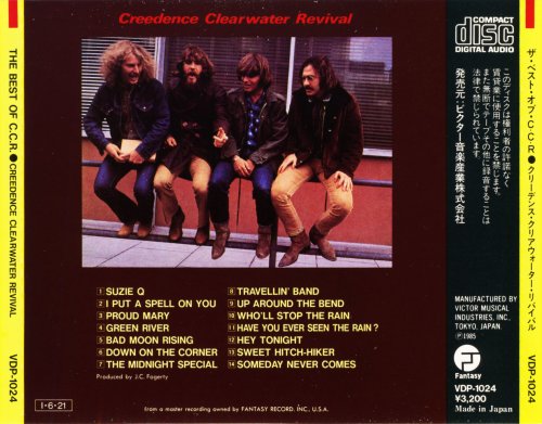 Creedence Clearwater Revival - The Best of C.C.R. (Japan 1985)