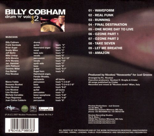 Billy Cobham - Drum 'n' Voice 2 (2006)