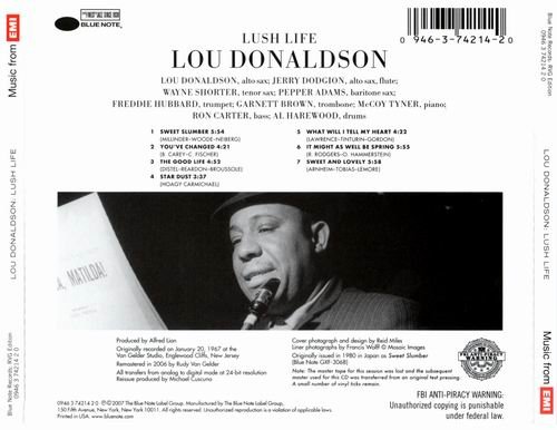 Lou Donaldson - Lush Life (1967) CD Rip