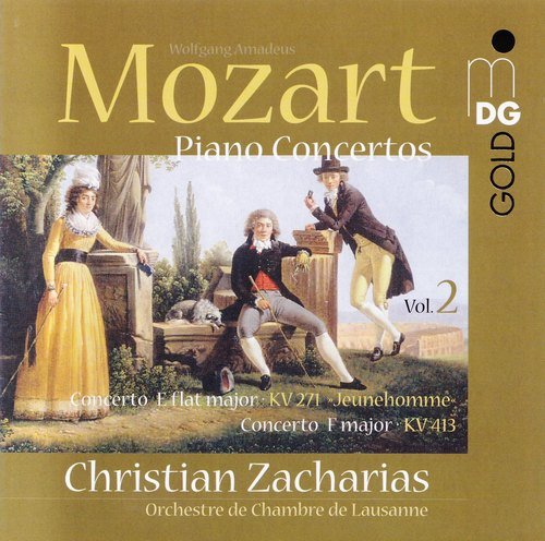 Christian Zacharias, Orchestre de Chambre de Lausanne - Mozart - Piano Concertos, Vol.2: KV271, KV413 (2005)