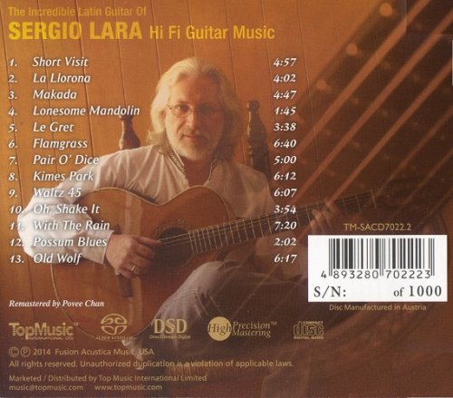 Sergio Lara - The Incredible Latin Guitar of Sergio Lara (2014) [SACD]