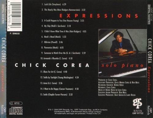 Chick Corea - Expressions (1994) CD Rip