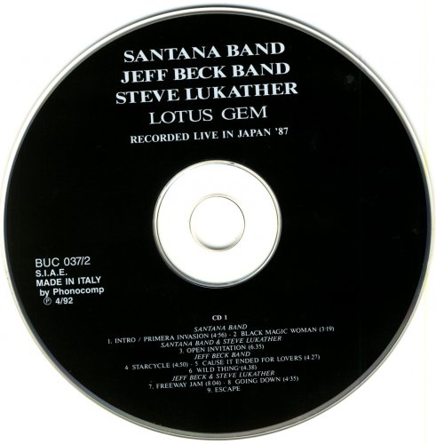Santana Band, Jeff Beck Band, Steve Lukather - Lotus Gem (1992)