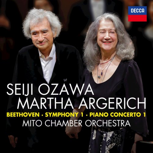 Martha Argerich, Seiji Ozawa & Mito Chamber Orchestra - Beethoven: Symphony No. 1 & Piano Concerto No. 1 (Live) (2018) [Hi-Res]
