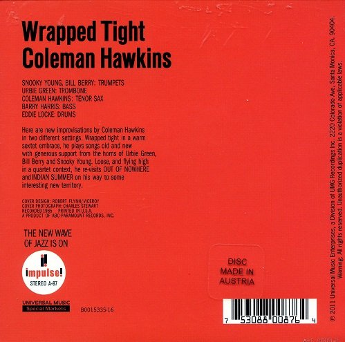 Coleman Hawkins - Wrapped Tight (1965) [2012 SACD]