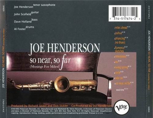 Joe Henderson - So Near, So Far (1993)