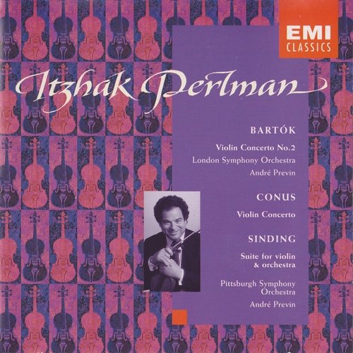 Itzhak Perlman - Bartok, Conus: Violin Concertos / Sinding: Suite (1995)