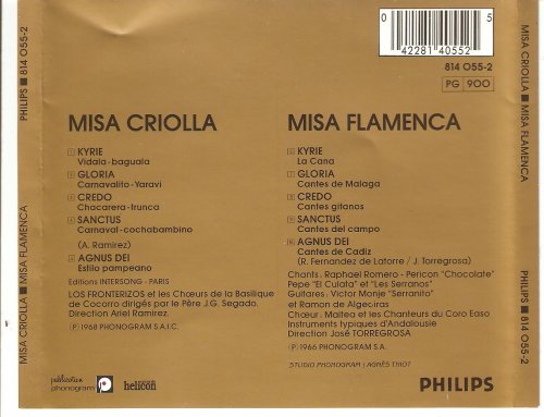 Ariel Ramirez, Jose Torregrosa - Los Fronterizos: Misa Criolla, Misa Flamenca (1984)