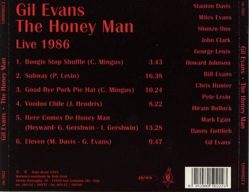 Gil Evans - The Honey Man (1986) CD Rip