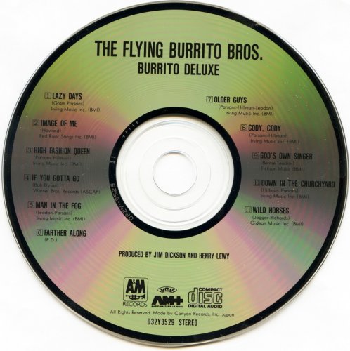 The Flying Burrito Bros. - Burrito Deluxe (1970) {1987, Japanese Reissue}