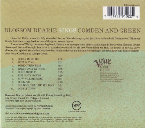 Blossom Dearie ‎- Sings Comden And Green (1959) [2001]