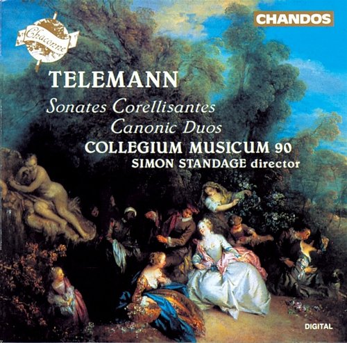 Collegium Musicum 90, Simon Standage - Telemann: Sonates Corellisantes, Canonic Duos (1993)