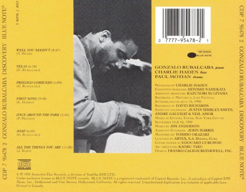 Gonzalo Rubalcaba - Discovery: Live at Montreux (1990)