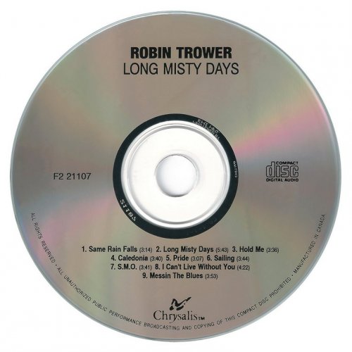 Robin Trower - Long Misty Days (1976) {Reissue}