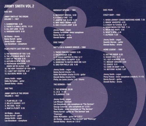 Jimmy Smith - Eight Classic Albums Vol.2 [4CD BoxSet] (2013)