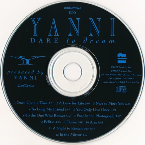 Yanni - Dare To Dream (1992) CD-Rip