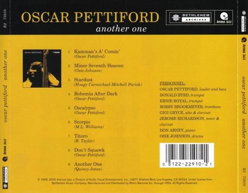 Oscar Pettiford - Another One (1955) CD Rip