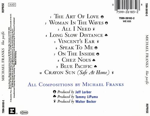 Michael Franks - Blue Pacific (1990) Flac+Mp3