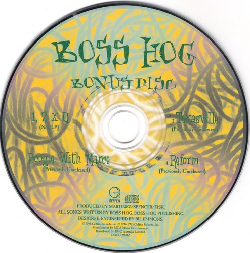 Boss Hog - Boss Hog (Limited Edition Bonus Disc) (1995)