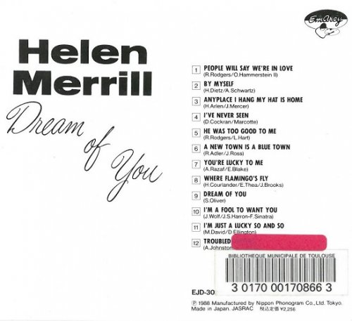 Helen Merrill - Dream Of You (1956) [1988]