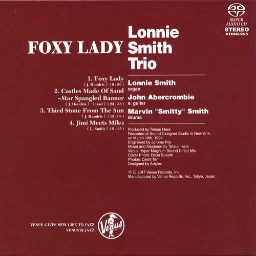 Lonnie Smith Trio - Foxy Lady: Tribute To Jimi Hendrix (1994) [2017 SACD]