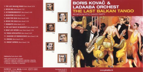 Boris Kovac & Ladaaba Orchest ‎- The Last Balkan Tango (An Apocalyptic Dance Party) (2001)