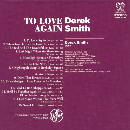 Derek Smith - To Love Again (2009) [2017 SACD]