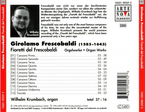 Wilhelm Krumbach - Girolamo Frescobaldi: Fioretti del Frescobaldi (1998)