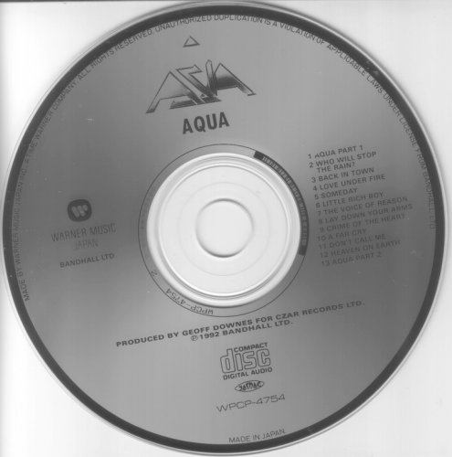 Asia - Aqua (1992) {Japan 1st Press}