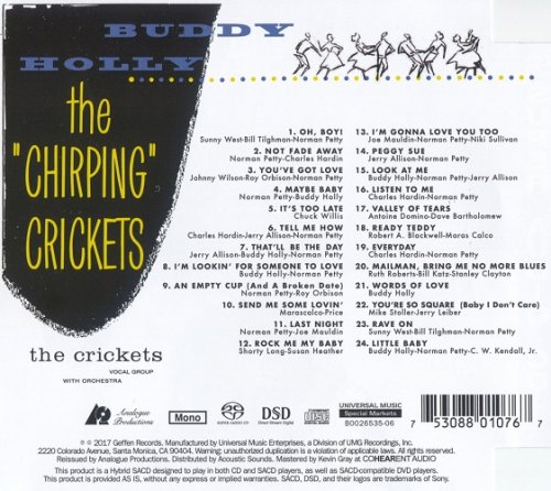 The Crickets & Buddy Holly - The Chirping Crickets / Buddy Holly (1957-58) [2017 SACD]