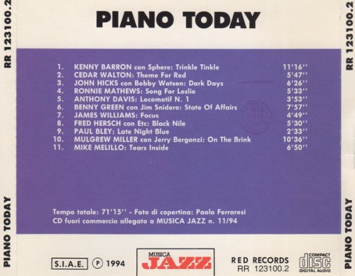 VA - Piano Today (1994)