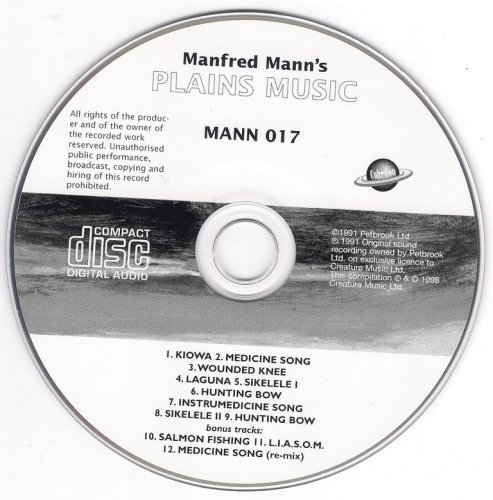 Manfred Mann’s Plain Music - Plains Music (1991) {1998, Bonus Tracks, Remastered}