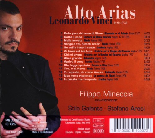 Filippo Mineccia and Leonardo Vinci - Leonardo Vinci: Alto Arias (2014)