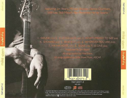 Mike Stern - Is What It Is (1994) CD Rip