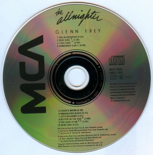 Glenn Frey - The Allnighter (1984)