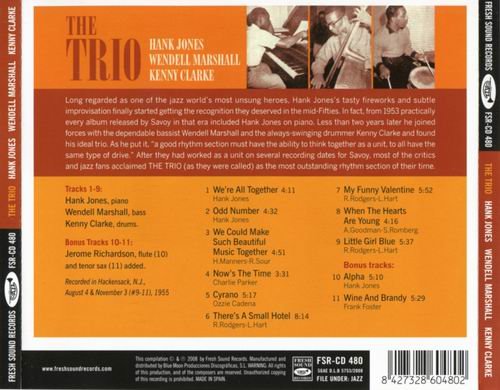 Hank Jones, Wendell Marshall, Kenny Clarke - The Trio (2008)