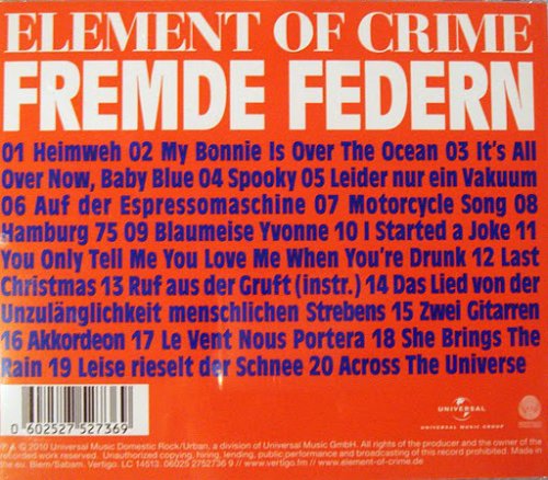 Element of Crime - Fremde Federn (2010)