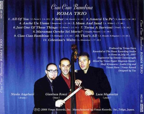 Roma Trio - Ciao Ciao Bambina (2008) CD Rip