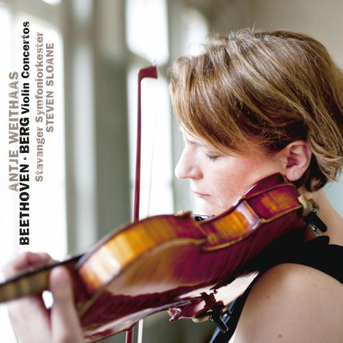 Antje Weithaas, Steven Sloane & Stavanger Symfoniorkester - Beethoven & Berg: Violin Concertos (2013) [Hi-Res]