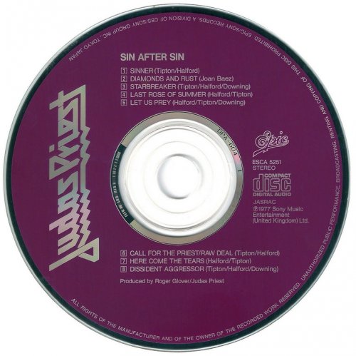 Judas Priest - Sin After Sin (1977) {1991, Japanese Reissue}