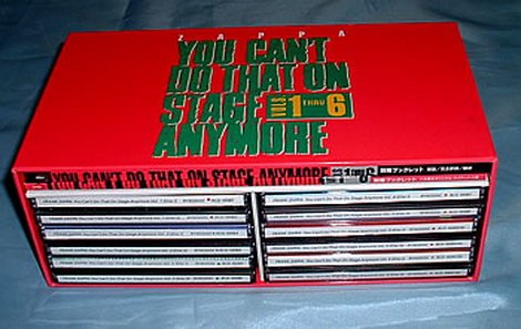 Frank Zappa - You Can't Do That on Stage Anymore Vol. 1-6 (Limited Edition Box Set) (1995)