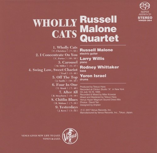 Russell Malone Quartet - Wholly Cats (1995) [2017 SACD]