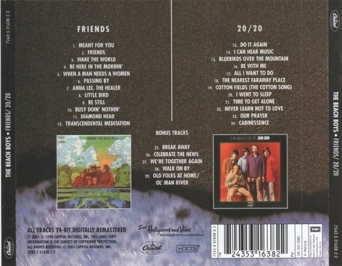 The Beach Boys - Friends / 20/20 (Reissue, Remastered) (1968-69/2001)