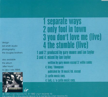 Gary Moore - Separate Ways (1992)