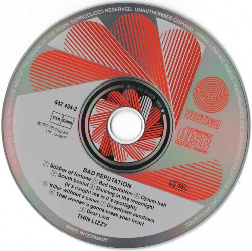 Thin Lizzy - Bad Reputation (1977) {1990, EU 1st Press} CD-Rip
