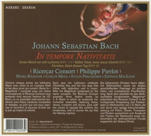 Ricercar Consort, Philippe Pierlot - Johann Sebastian Bach: In tempore Nativitatis (2013)