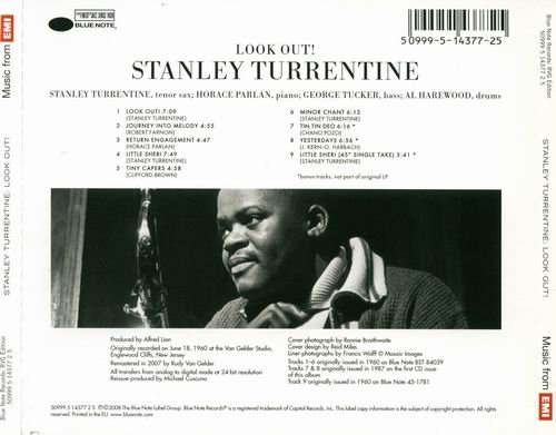 Stanley Turrentine - Look Out!(1960) Flac