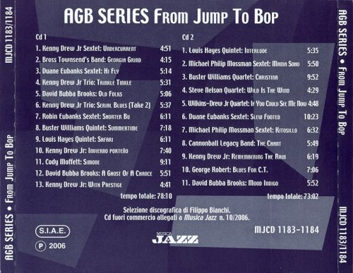 VA - AGB Series: From Jump to Bop, Volumes 1 & 2 (2006)